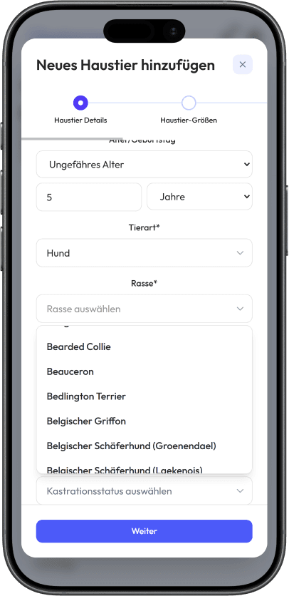 Darstellung des digitalen Vorberichts in bettersoon